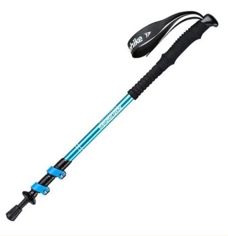 Палки треккинговые, алюминиевые, ST01, голубые, для ходьбы (2 шт.)