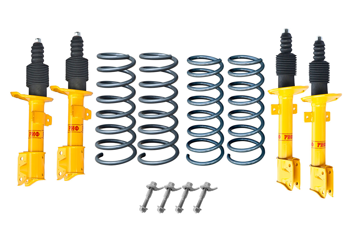 Лифт-комплект РИФ для Renault Duster, Nissan Terrano III 2004+ лифт 20 мм