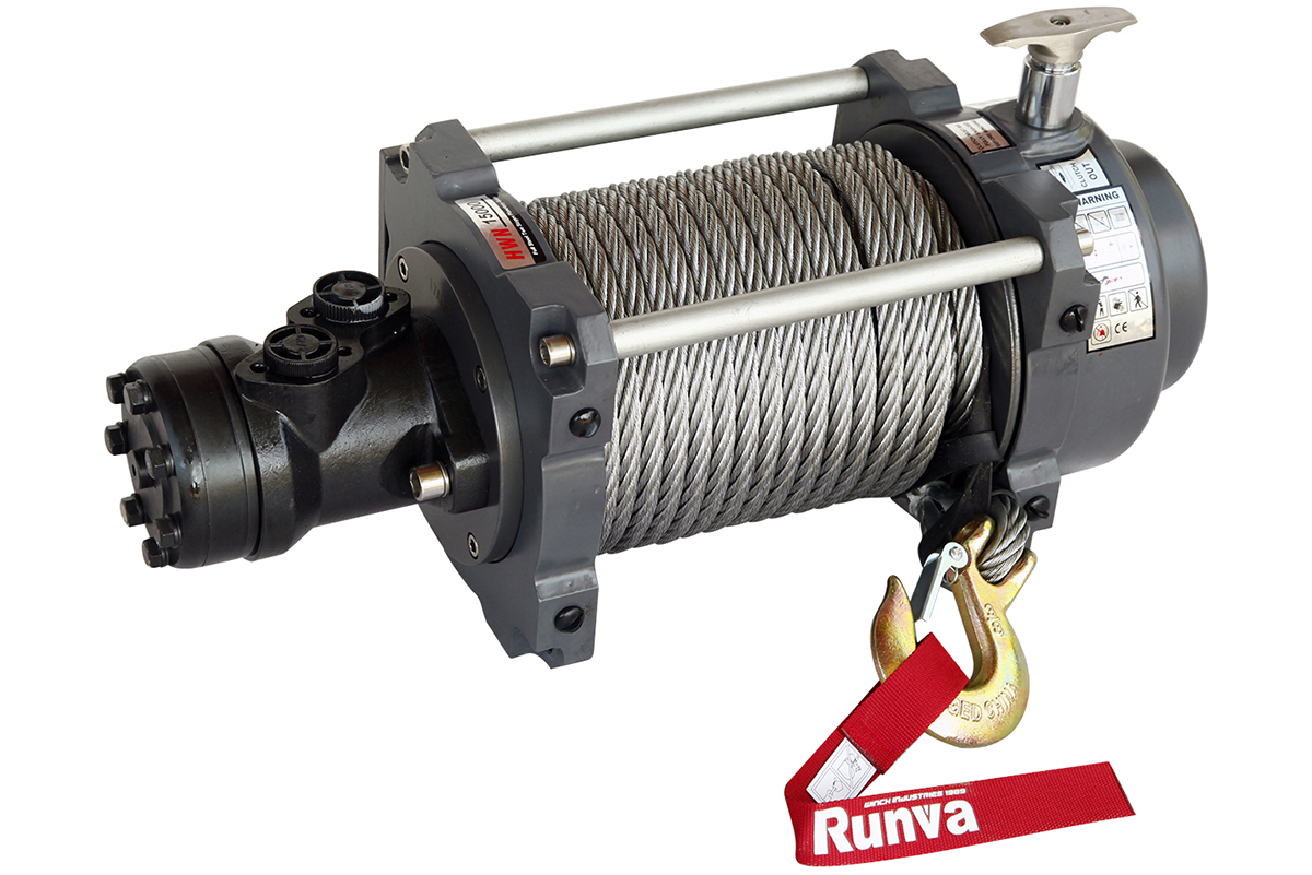 Лебёдка гидравлическая Runva 15000 lbs 6800 кг