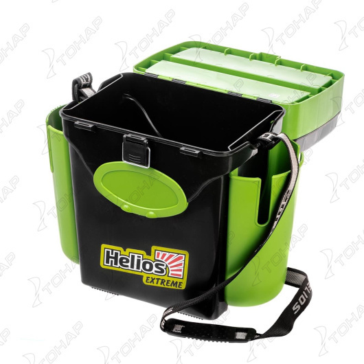 Ящик рыболовный зимний HELIOS FishBox (10л) зеленый