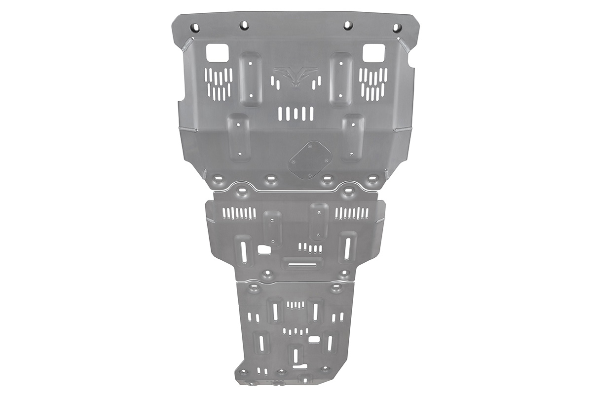 Защита Falcon радиатора, картера, РК, КПП для Haval H5 4 2.0T, бензин, (2023+), алюм. 8 мм