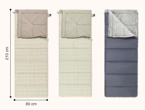 4 Мешок спальный Naturehike Shanmi, 210х80см, (ТК: +10C), (правый), синий