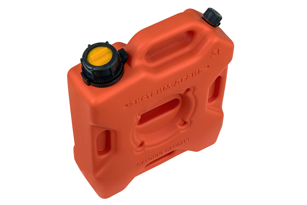 Канистра Экстрим "Драйв Плюс" 2 горловины 5 л (оранжевая)