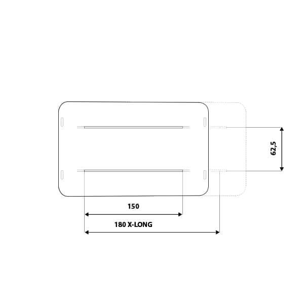 Палатка на крышу автомобиля AUTOHOME MAGGIOLINA AIRLANDER PLUS LARGE, серый тент, лестница 215 мм