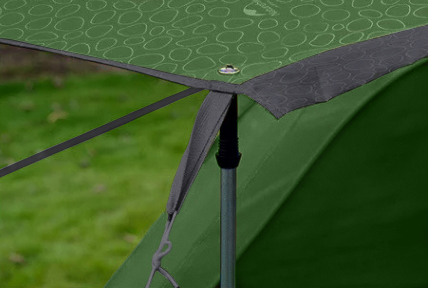 Палатка Naturehike P-Series 2-местная, алюминиевый каркас, зеленая