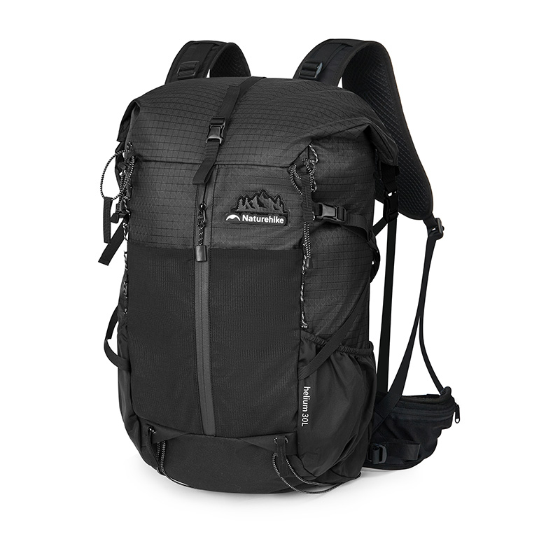 Рюкзак туристический Naturehike Helium Series 30+5 л, черный Рюкзак туристический Naturehike Helium Series 30+5 л, черный