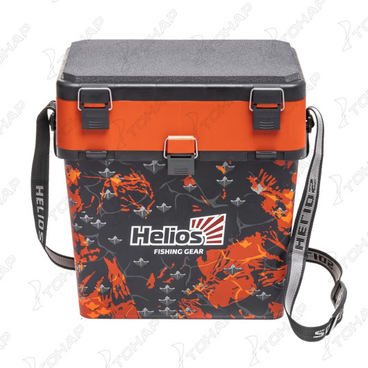 3 Ящик рыболовный зимний HELIOS SHARK оранжевый