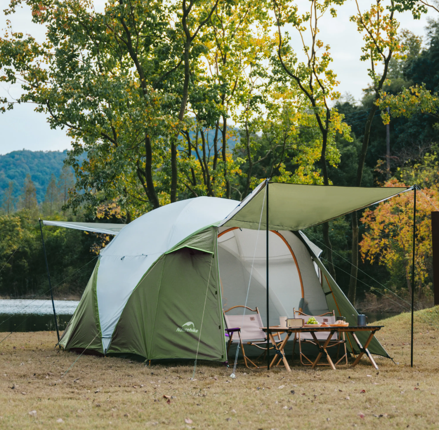 Палатка Naturehike KOTA 4, 4-местная, алюминиевый каркас, олива Палатка Naturehike KOTA 4, 4-местная, алюминиевый каркас, олива