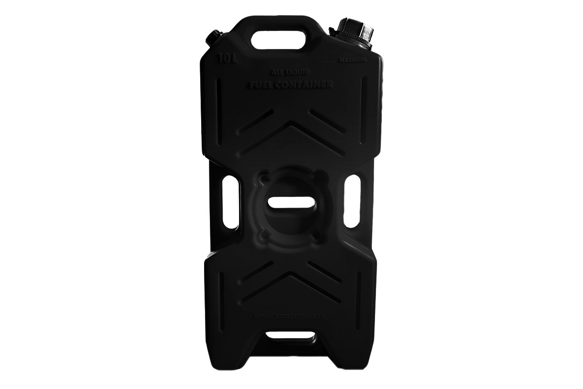 Канистра "Экстрим-Самара" с насадкой 10 л (чёрная)