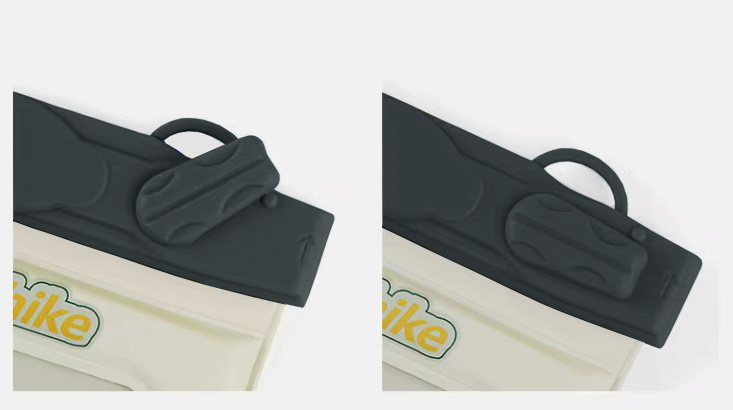 Гермочехол Naturehike плоский для телефона 23х13,5 см., бело-зеленый