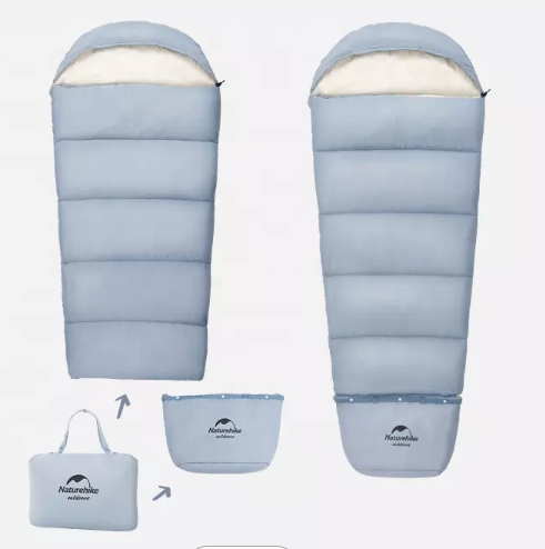 1 Мешок спальный Naturehike Child C180, 190х75 см, (правый) (ТК: +12°C), Синий