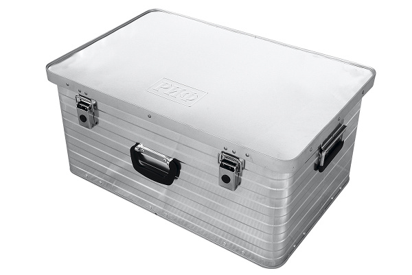 Ящик алюминиевый РИФ с замком 690х455х320 мм (ДхШхВ) Ящик алюминиевый РИФ с замком 690х455х320 мм (ДхШхВ)