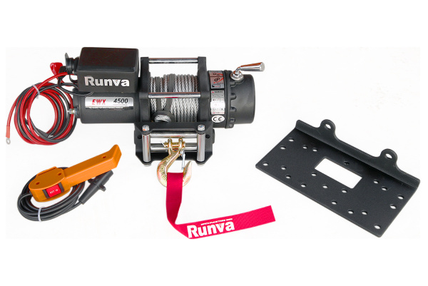 Лебёдка электрическая 12V Runva 4500 lbs 2040 кг