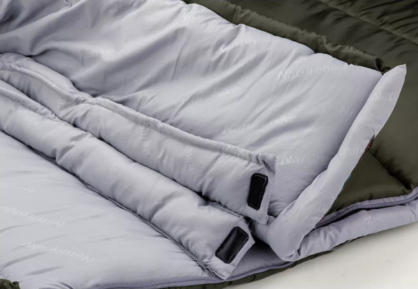 Мешок спальный Naturehike U250S, (190х30)х75 см, (левый) (ТК: 0C), темно-зеленый
