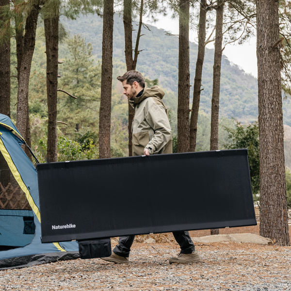 Раскладушка Naturehike XJC04 NEW 190х70х38 см, до 155 кг, черная