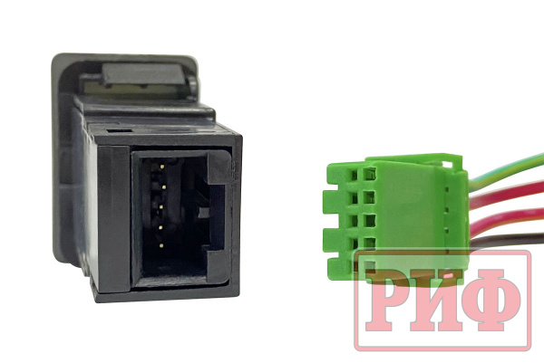 Кнопка ВКЛ/ВЫКЛ, голубой, BATTERY TOYOTA 32x22