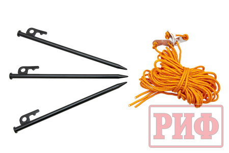 Маркиза автомобильная РИФ веерная, безопорная 2х2,3 м (правая)
