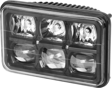 Встраиваемая светодиодная фара РИФ 167х107х81 мм 60W LED