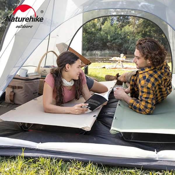 4 Раскладушка Naturehike XJC05, 190х65х15 см, до150 кг, зеленая