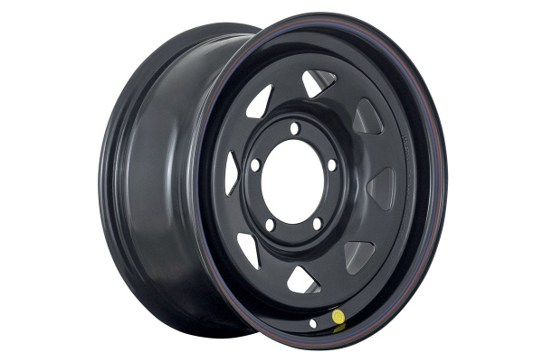 Диск усиленный УАЗ стальной черный 5x139,7 7xR16 d110 ET+25 (треуг. мелк.) (уценка)