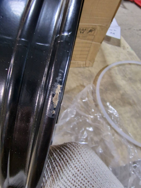 Диск усиленный JEEP стальной черный 5х127 8xR17 d75 ET-0 (треуг. мелкий) (уценка)