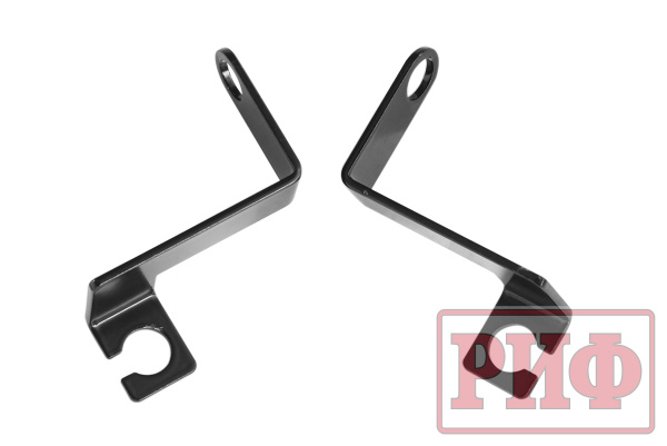 Комплект кронштейнов РИФ для переноса крепления тормозных шлангов УАЗ Патриот 2018+ лифт 50 мм