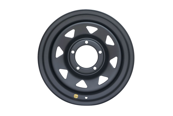 Диск усиленный УАЗ стальной черный (матовый) 5x139,7 8xR16 d110 ET-3 (треуг. мелкий)