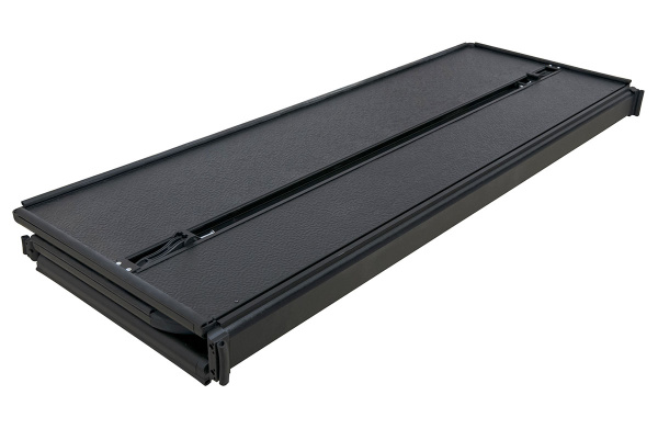 Крышка кузова Toyota Tundra 2007-2016 трёхсекционная, алюминиевая, черная (6,5 фута - 198,25 см)