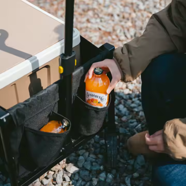 Тележка туристическая Naturehike Light 80х43х90 см, 110 л, черная