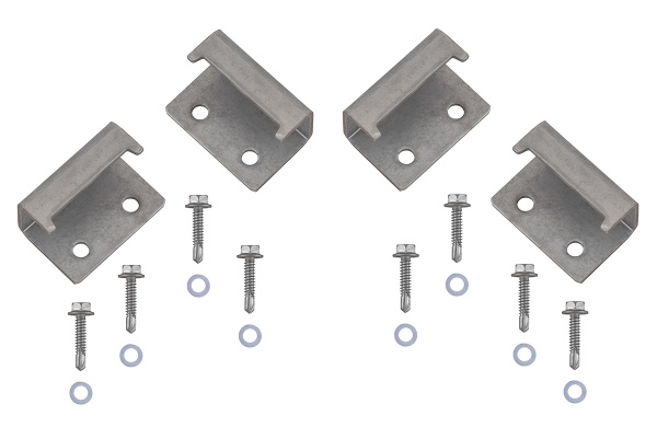 Крышка кузова РИФ для Toyota Hilux 2005-2014, трёхсекционная 1590х1600 мм, алюминиевая, черная