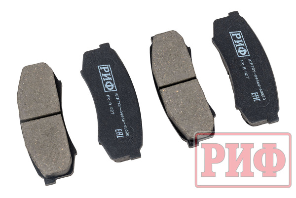 Колодки тормозные задние РИФ Toyota LC 120, Mitsubishi Pajero 3, 4