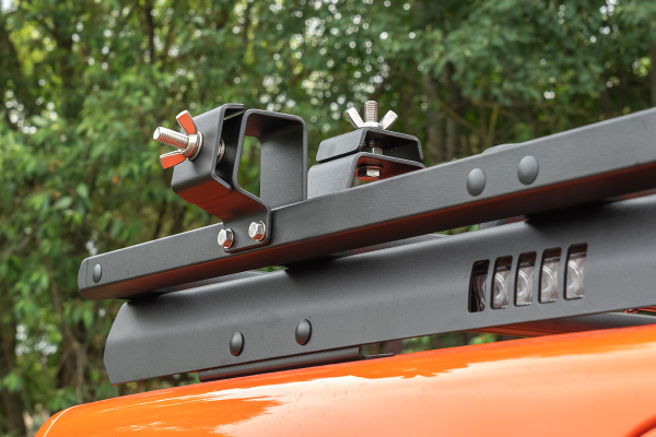 Кронштейны для бокового крепления домкрата Hi-Jack к алюминиевому багажнику (платформе) РИФ