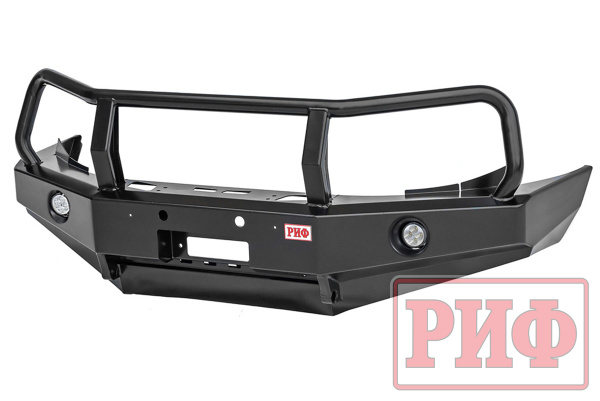 Бампер РИФ передний Ford Ranger T6 с кенгурином и доп. фарами