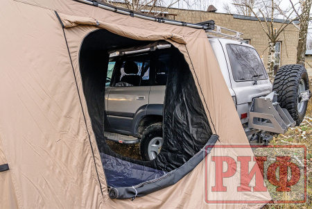 Стенки к автомобильной маркизе РИФ 2,13Х2.5 м Black Out
