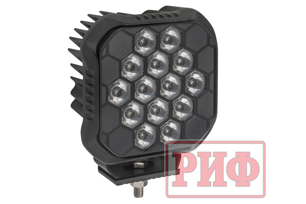 Фара дальнего света РИФ 112x112x50 мм 90W LED