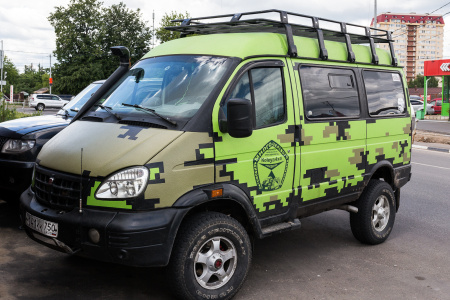 Багажник экспедиционный (корзина) РИФ 1500х2750 мм для ГАЗ Соболь (а/м без люка)