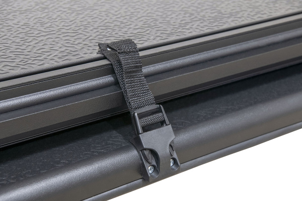 Крышка кузова VW Amarok 2010+ трёхсекционная, алюминиевая, черная