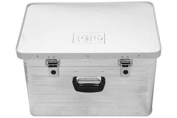 Ящик алюминиевый РИФ c замком 568х377х360 мм (ДхШхВ) Ящик алюминиевый РИФ c замком 568х377х360 мм (ДхШхВ)