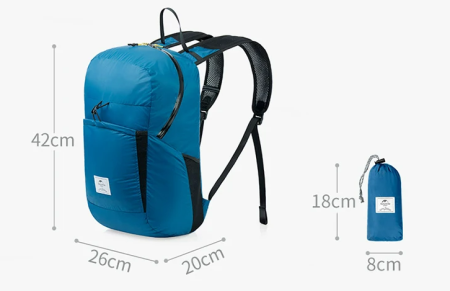 Рюкзак Naturehike 22 л, голубой