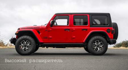 Бампер РИФ силовой передний Jeep Wrangler JL 2018+ под штатные фары, низ. пер. крыл.