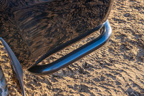 Бампер РИФ силовой задний Toyota Land Cruiser 200 2007-2015 c квадратом под фаркоп