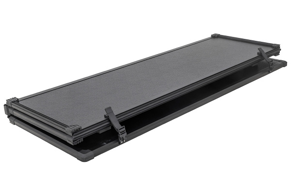 Крышка кузова РИФ для Changan Hunter Plus, трёхсекционная 1650х1680/1640 мм, алюминиевая, черная