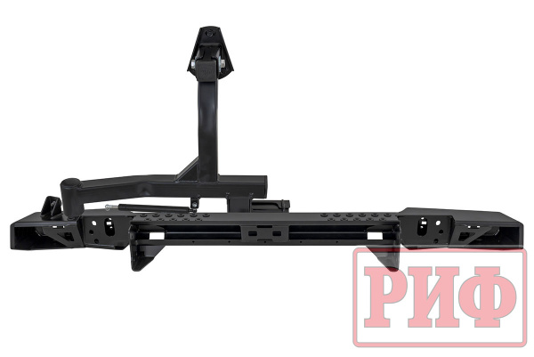 Бампер РИФ силовой задний УАЗ Хантер с фонарями, калиткой, возмож. установ. фаркопа, стандарт