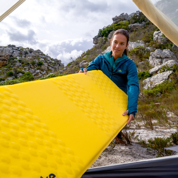 Коврик самонадувающийся Naturehike 196х65х3,5 см, желтый