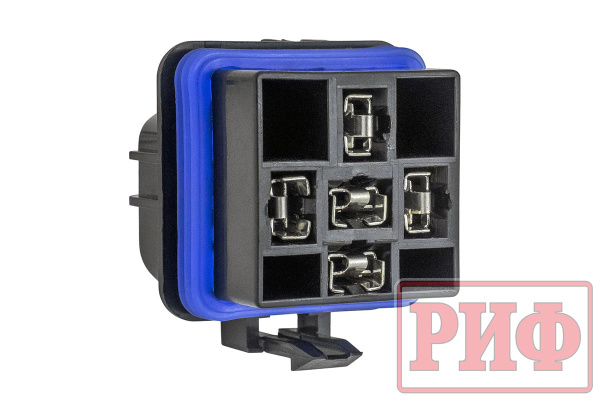 Реле влагозащищенное с колодкой 12В 40А SPDT