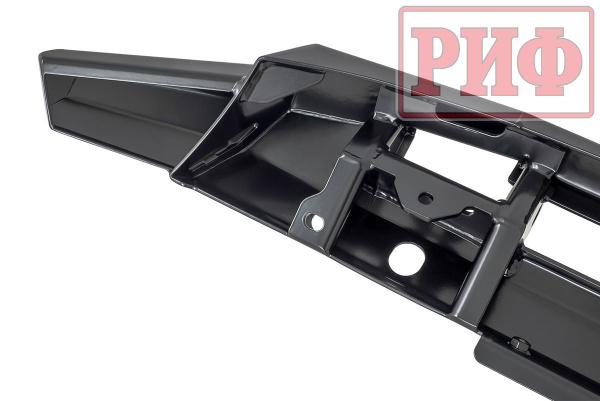 Бампер РИФ силовой передний Mitsubishi Pajero Sport 2015-2020 с фаркопом и защитой радиатора