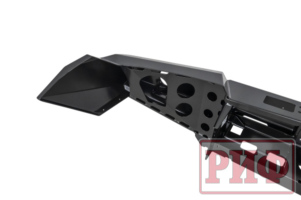 Бампер РИФ силовой передний TLC 200 2007-2015 c доп. фарами и защитой бачка омывателя