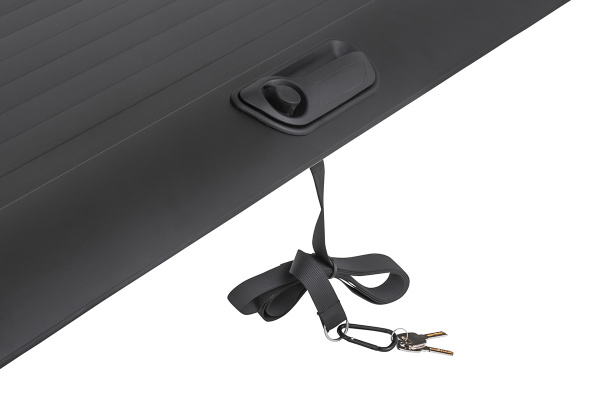 Крышка кузова РИФ для Sollers ST6, роллета раздвижная 1538х1606 мм, алюминиевая, черная