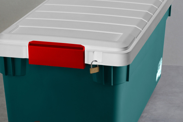 Ящик экспедиционный IRIS RV BOX 1000R, серо-зеленый, 160 литров 100x50x50 см.