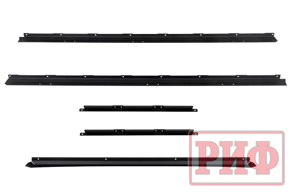 Багажник экспедиционный (платформа) алюминиевый РИФ 1600x2650 мм для ГАЗ Соболь NN Минивэн с вставкой RIF208-16572 (2 места)